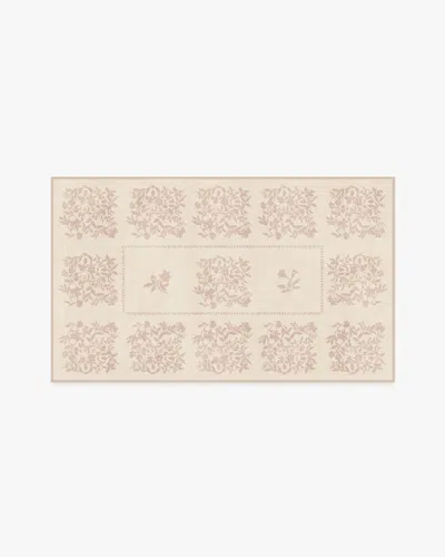 Ruggable Iona Cream & Vintage Blush Flatwoven Rug In Multi