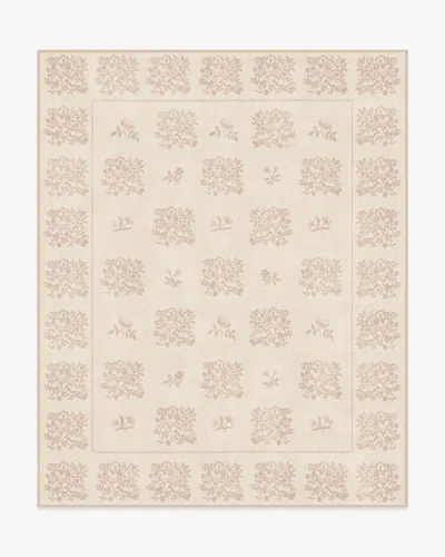 Ruggable Iona Cream & Vintage Blush Flatwoven Rug In Multi