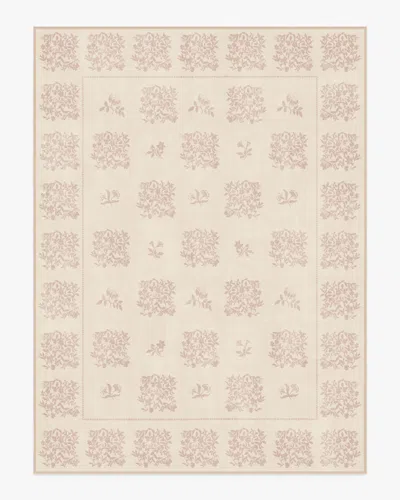 Ruggable Iona Cream & Vintage Blush Flatwoven Rug In Animal Print