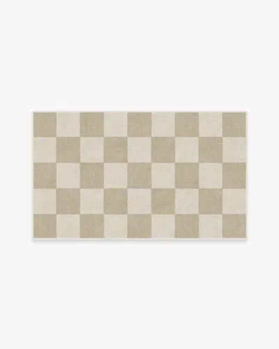 Ruggable Jaque Checkered Stone Rug -  Tiktok Pick In Multi