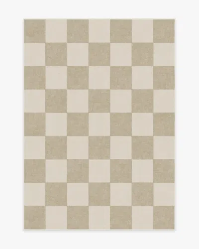 Ruggable Jaque Checkered Stone Rug -  Tiktok Pick In Multi