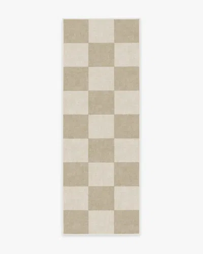 Ruggable Jaque Checkered Stone Rug -  Tiktok Pick In Multi