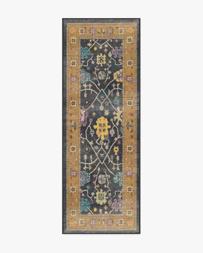Ruggable Jemima Vintage Ink Multicolour Flatwoven Rug