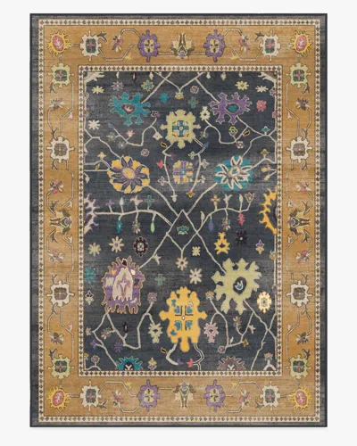Ruggable Jemima Vintage Ink Multicolour Flatwoven Rug