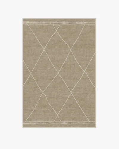 Ruggable Jesper Stone Flatwoven Rug In Brown