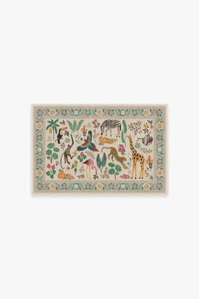 Ruggable Jingle Jungle Flatwoven Rug By Iris Apfel In Brown