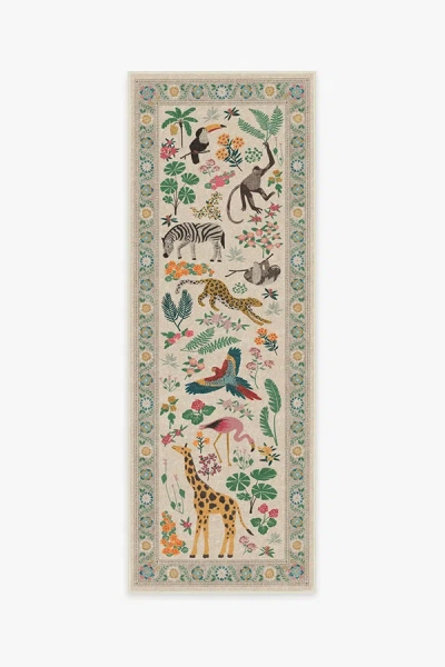 Ruggable Jingle Jungle Flatwoven Rug By Iris Apfel In Brown