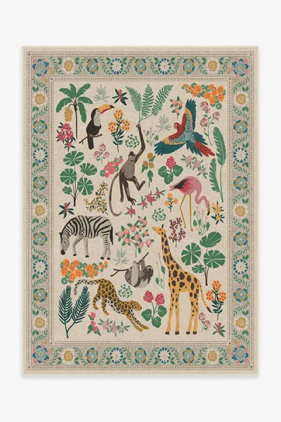 Ruggable Jingle Jungle Flatwoven Rug By Iris Apfel In Multi