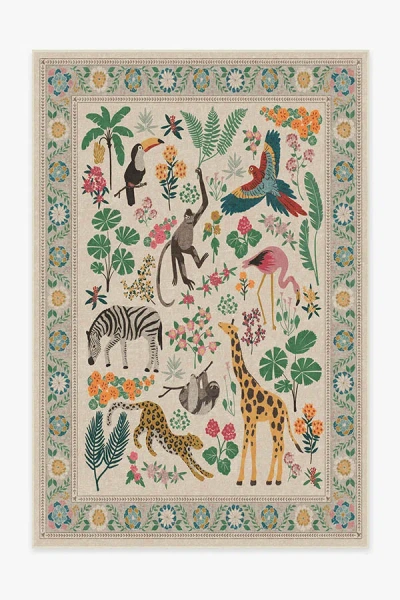 Ruggable Jingle Jungle Flatwoven Rug By Iris Apfel In Multi