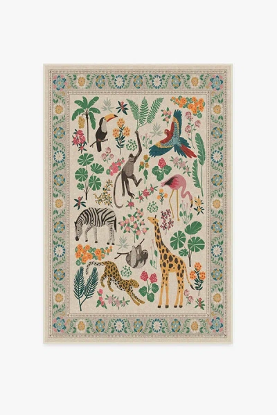 Ruggable Jingle Jungle Flatwoven Rug By Iris Apfel In Multi