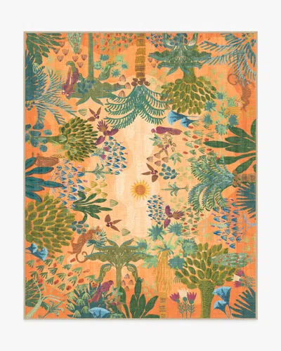Ruggable Josephine Sunrise Outdoor Rug By Justina Blakeney In Orange