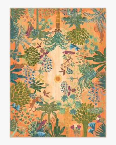 Ruggable Josephine Sunrise Outdoor Rug By Justina Blakeney In Orange