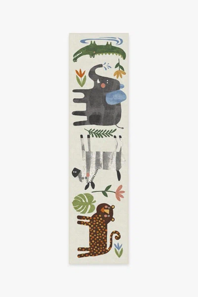 Ruggable Jungle Safari Multicolour Flatwoven Rug