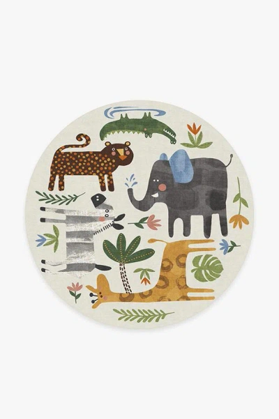 Ruggable Jungle Safari Multicolour Flatwoven Rug