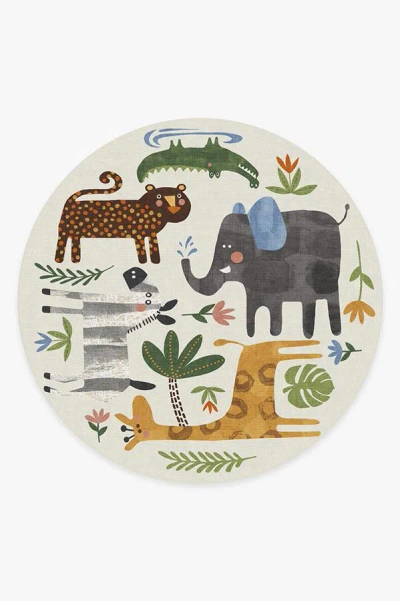 Ruggable Jungle Safari Multicolour Flatwoven Rug