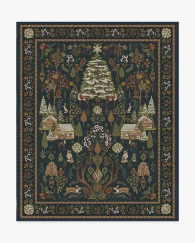 Ruggable Juniper Midnight Blue Flatwoven Rug