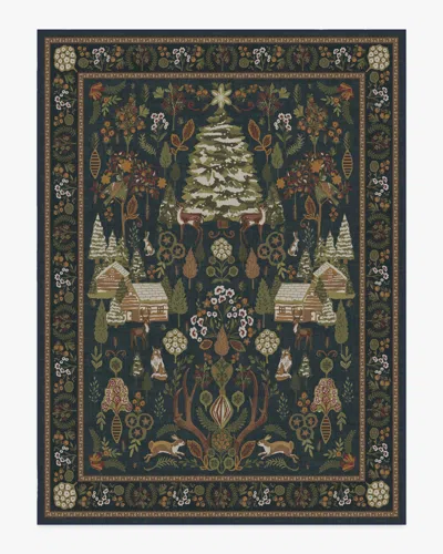 Ruggable Juniper Midnight Blue Flatwoven Rug