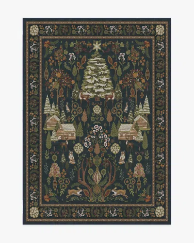 Ruggable Juniper Midnight Blue Flatwoven Rug