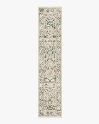 Ruggable Juniper Neutral Multicolor Flatwoven Rug In Blue