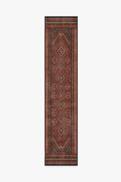 Ruggable Kaden Amber Red Flatwoven Rug In Burgundy