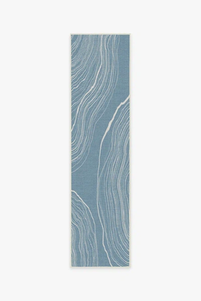 Ruggable Kalder Slate Blue Outdoor Rug