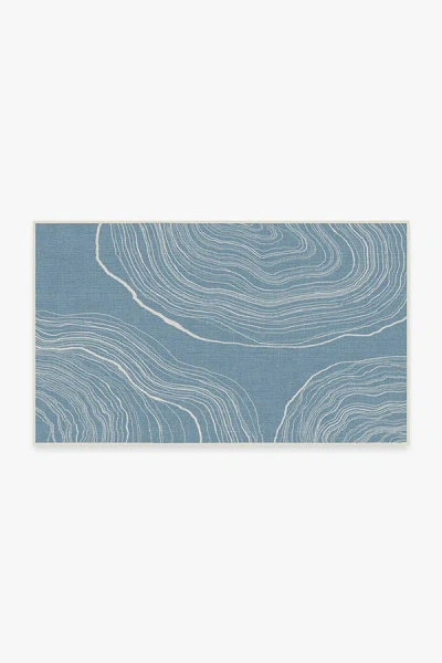Ruggable Kalder Slate Blue Outdoor Rug