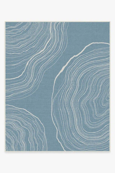 Ruggable Kalder Slate Blue Outdoor Rug