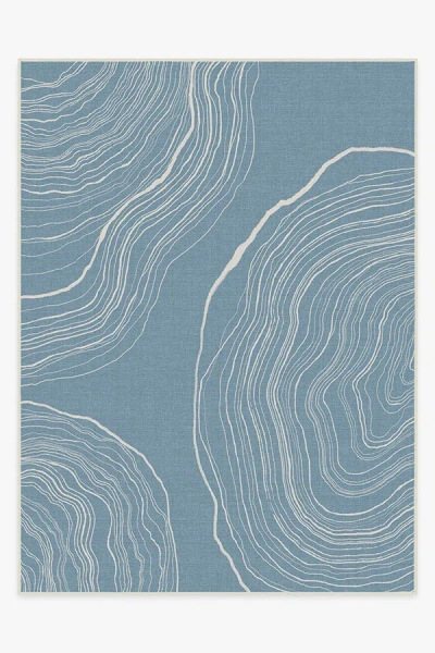 Ruggable Kalder Slate Blue Outdoor Rug