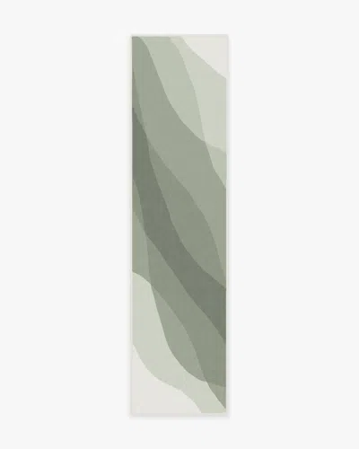 Ruggable Kallan Sage Green Flatwoven Rug In Animal Print