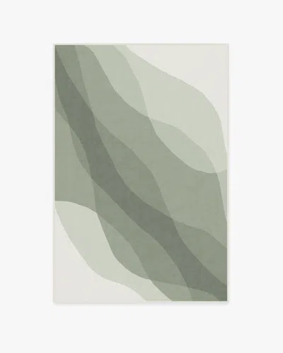 Ruggable Kallan Sage Green Flatwoven Rug In Multi
