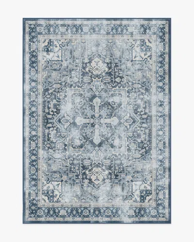 Ruggable Kamran Admiral Blue Flatwoven Rug
