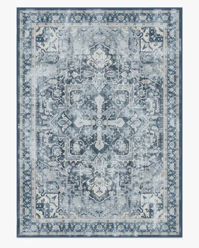 Ruggable Kamran Admiral Blue Flatwoven Rug In Multi