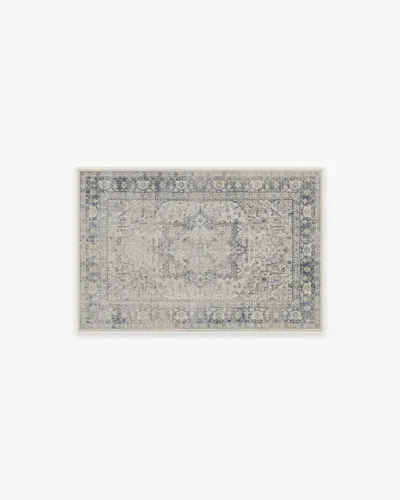 Ruggable Kamran Blue Quartz Flatwoven Rug In Gray