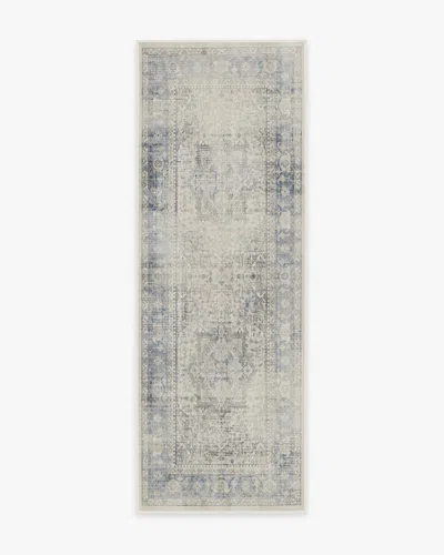 Ruggable Kamran Blue Quartz Flatwoven Rug In Gray