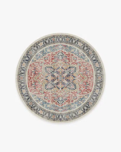 Ruggable Kamran Cayenne Red Flatwoven Rug In Gray