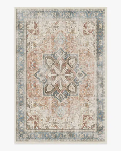 Ruggable Kamran Coral Flatwoven Rug In Brown
