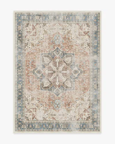 Ruggable Kamran Coral Flatwoven Rug In Brown