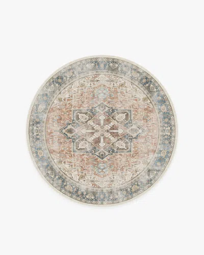 Ruggable Kamran Coral Flatwoven Rug In Brown