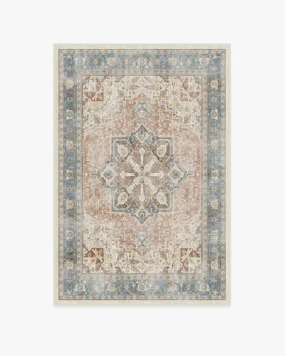 Ruggable Kamran Coral Flatwoven Rug In Brown