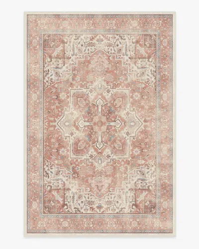 Ruggable Kamran Rose Flatwoven Rug In Pink