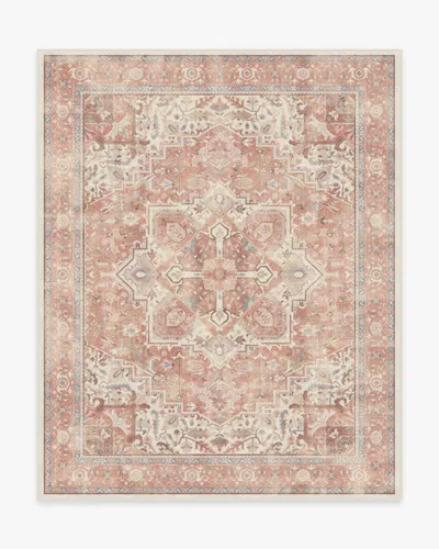 Ruggable Kamran Rose Flatwoven Rug In Pink