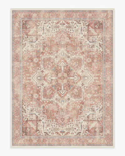 Ruggable Kamran Rose Flatwoven Rug In Pink