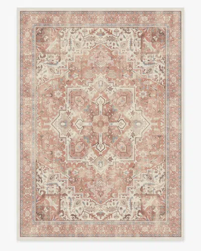 Ruggable Kamran Rose Flatwoven Rug In Pink