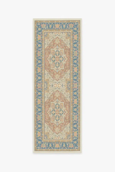 Ruggable Kamran Sunset Orange Outdoor Rug In Multi