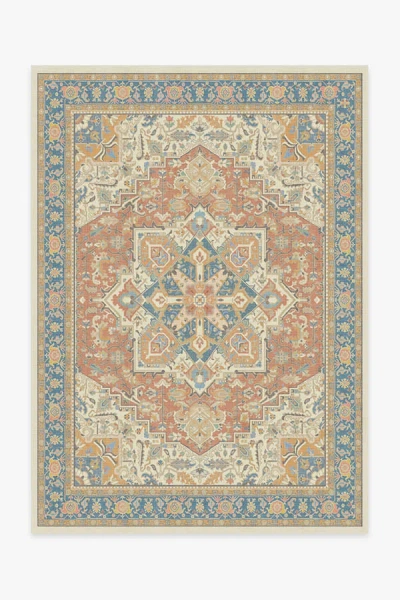 Ruggable Kamran Sunset Orange Outdoor Rug In Multi