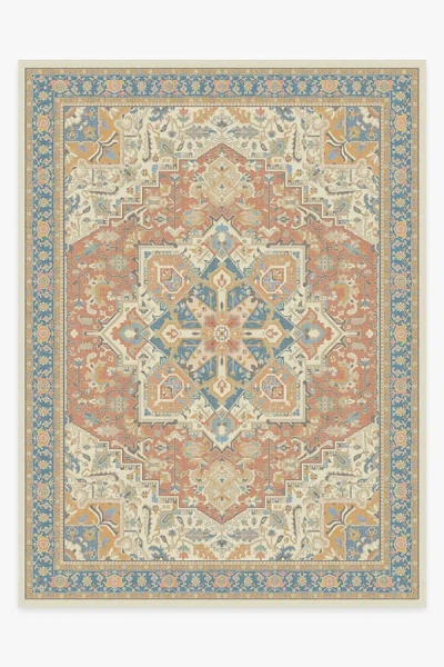 Ruggable Kamran Sunset Orange Outdoor Rug In Multi