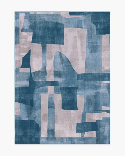 Ruggable Kasbah Blue Flatwoven Rug In Multi