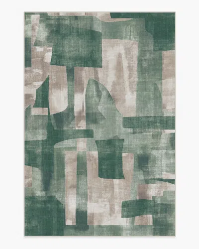 Ruggable Kasbah Olive Flatwoven Rug In Green