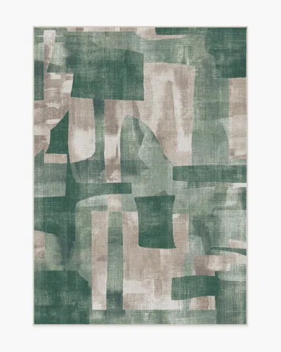Ruggable Kasbah Olive Flatwoven Rug In Green