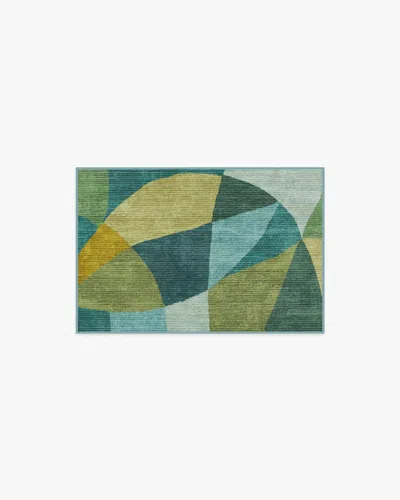 Ruggable Kayla Teal Green Flatwoven Rug By Jungalow In Multi